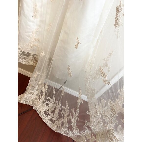 Maggie Sottero Couture Women's Champage Ohelia Embellished Wedding Gown - 4 - Picture 6 of 17